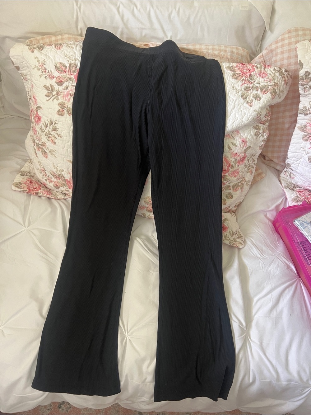 Outdoor Voices Black Women's Stretch Flare Leggings